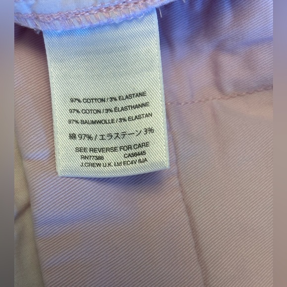 JCREW Chino Shorts, Pink, Sz 8. - Picture 5 of 9